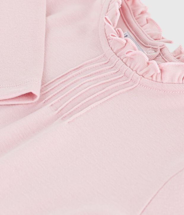 Effen katoenen T-shirt met lange mouwen voor kinderen JOLI