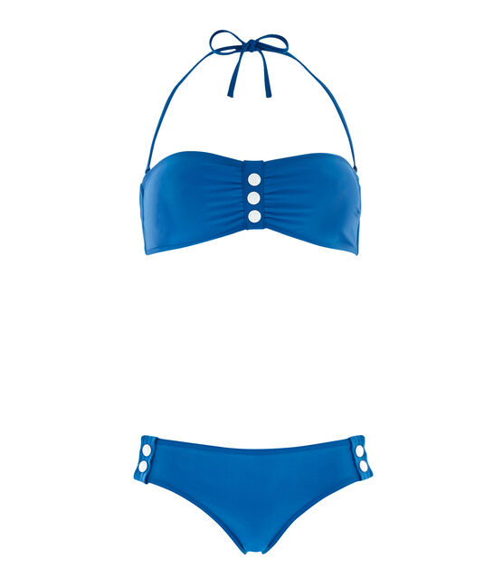 Badpak met 2 delen voor vrouwen blauw RIYADH