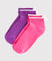 Lot de 2 paires de chaussettes enfant fille variante 1