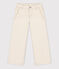 Flared broek in denim voor meisjes ecru AVALANCHE