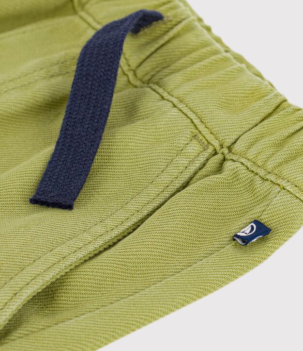 Katoenen kinderbroek groen