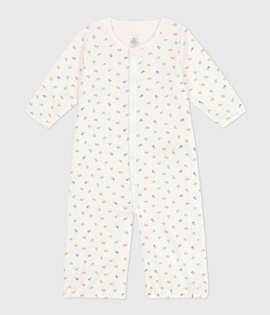 Katoenen combipakje met print wit MARSHMALLOW/wit MULTICO