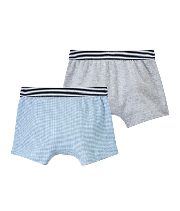 Set van 2 jongensboxershorts wit