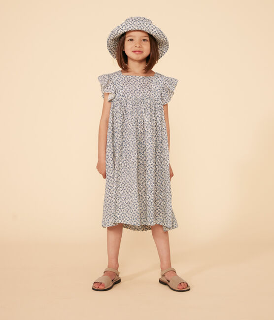Robe imprimée sans manche en gaze de coton enfant fille AVALANCHE/ INCOGNITO
