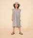 Robe imprimée sans manche en gaze de coton enfant fille