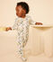 Katoenen babypyjama met bloemenprint wit AVALANCHE/ MULTICO