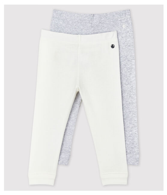 Set van 2 katoenen leggings voor babymeisjes variante 1