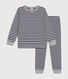 Pyjama en coton rayé enfant