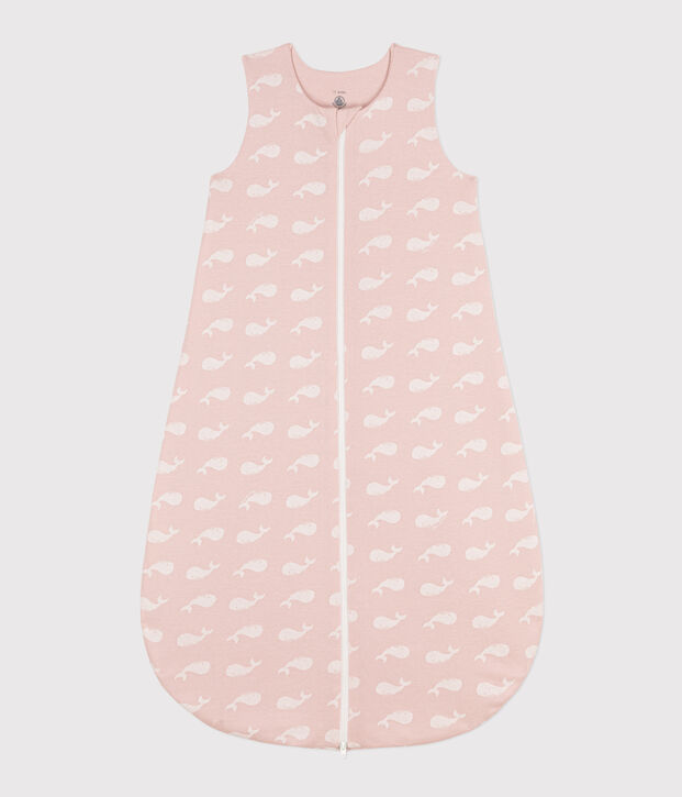 Gigoteuse baleines roses en coton TOG 2 rose/blanc