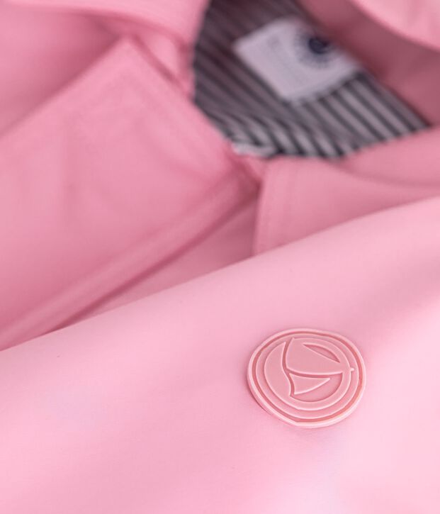 Iconische effen oliejas voor baby's roze