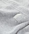 Caleçon bébé en côte 2x2 en coton biologique gris BELUGA CHINE