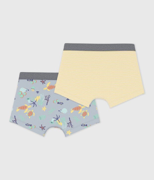 Setje van katoenen boxershorts met lichtgevende print voor kinderen multicouleur