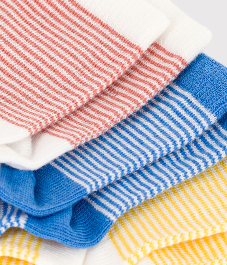 Lot de 3 paires de chaussettes b&eacute;b&eacute; multicouleur