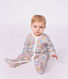 Pyjama b&eacute;b&eacute; en tubique imprim&eacute; &agrave; fleurs