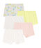 Set met 5 shorties voor meisjes variante 1