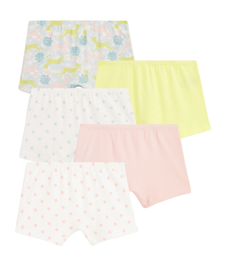 Lot de 5 shorties petite fille variante 1