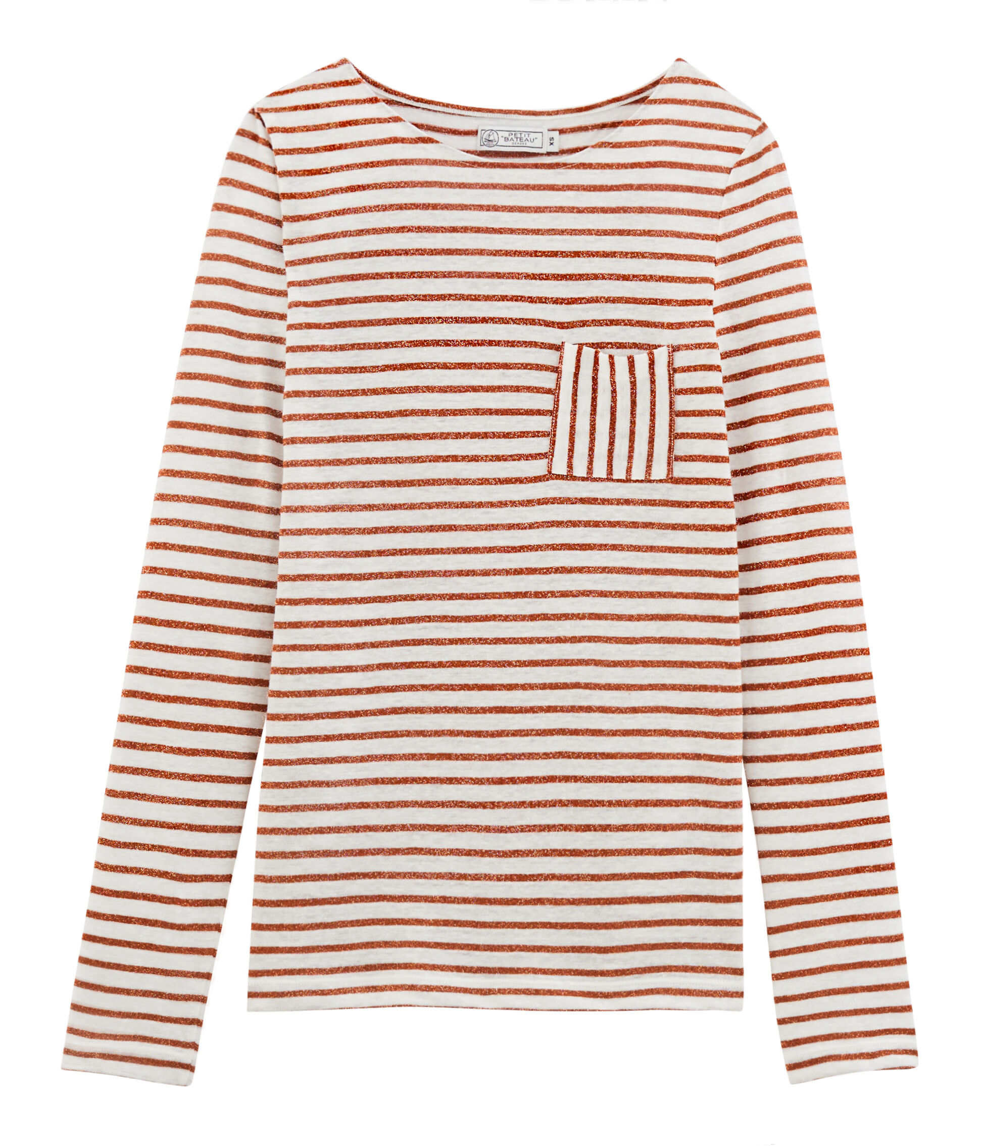 tee shirt lin femme manches longues