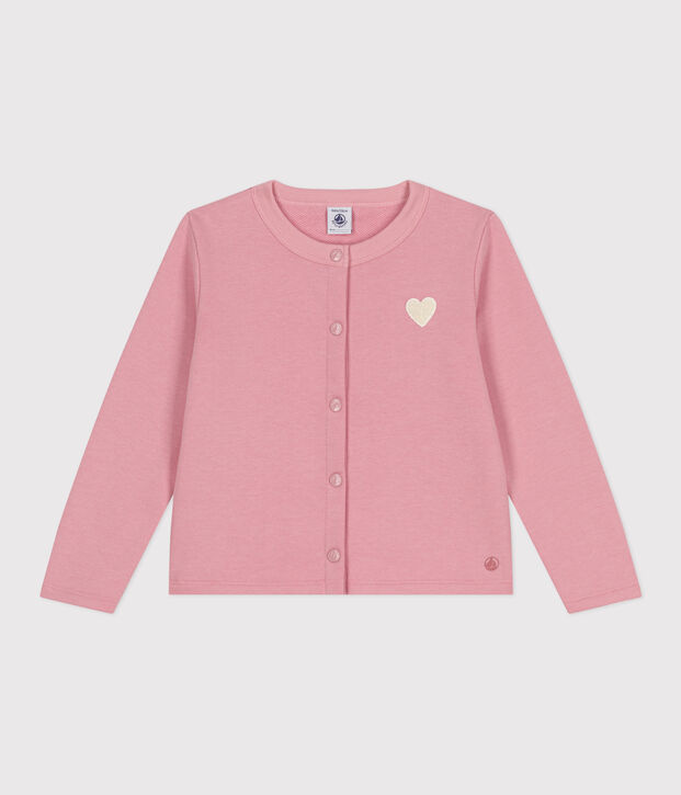 Effen fleece vestje voor kinderen roze