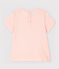 Blouse manches courtes avec col bébé fille rose MINOIS