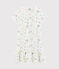 Nachthemd voor kleine meisjes met diadeem wit MARSHMALLOW/wit MULTICO
