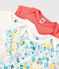 Set van 3 rompertjes met korte mouwen voor baby meisjes variante 1