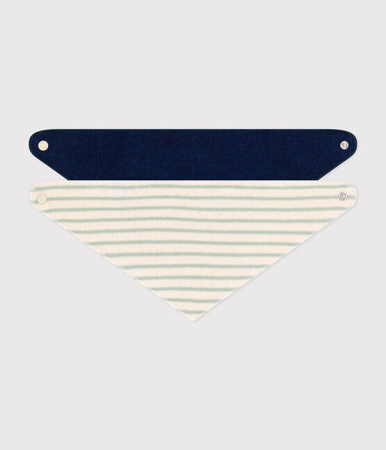 2 bandana's van badstof voor baby's variante 1