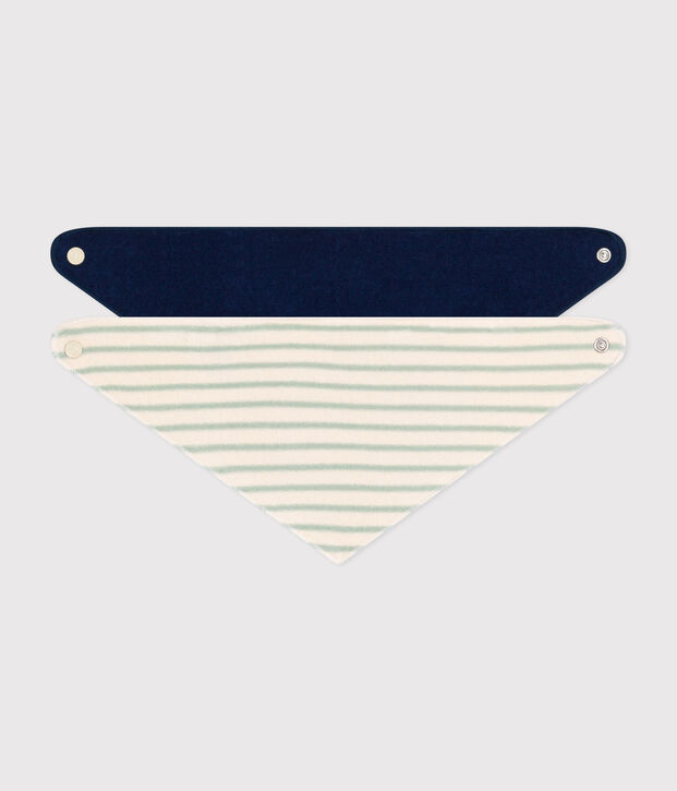 2 bandanas en &eacute;ponge b&eacute;b&eacute; multicouleur