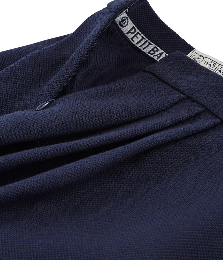 Wijde jurk voor vrouwen blauw SMOKING