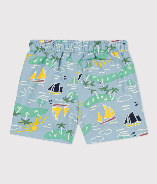 Zwemshort voor baby's van gerecycleerd materiaal blauw/multicouleur