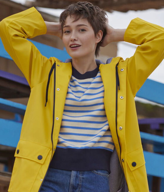Iconische Dames/Heren oliejas geel JAUNE