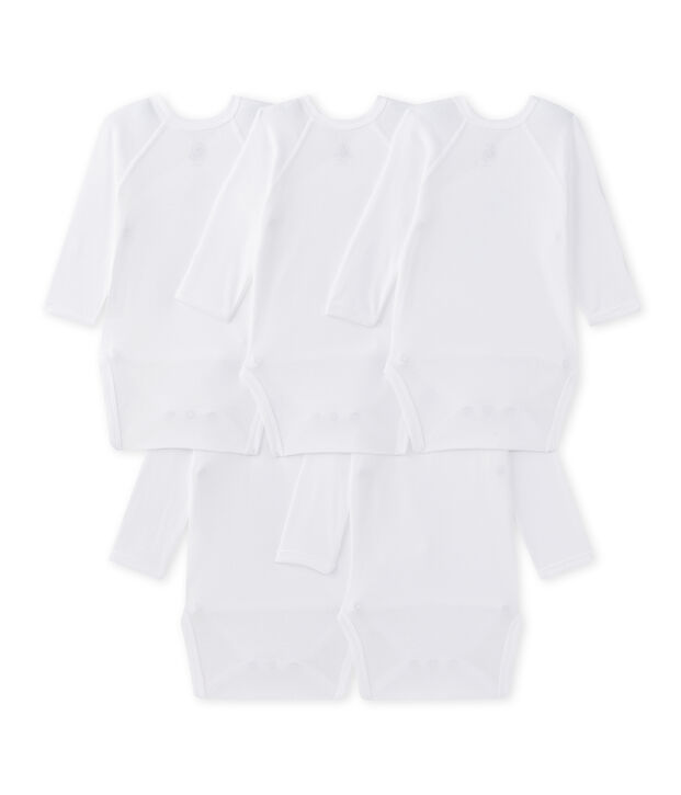 Set van 5 uniseks eerste body's met lange mouwen multicouleur