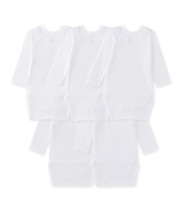 Set van 5 uniseks eerste body's met lange mouwen variante 1