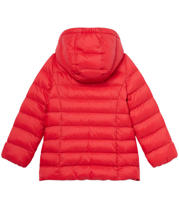 Meisjesdonsjas met kap rood