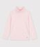Gestreept katoenen coltruitje voor kinderen roze/roze