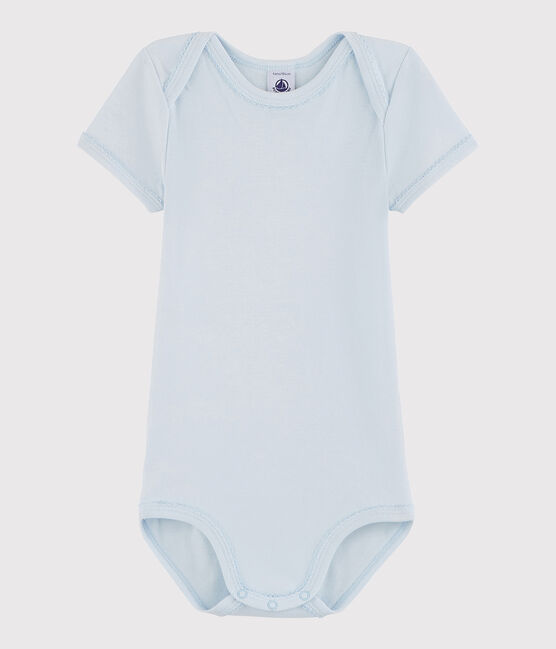 Rompertje met korte mouwen babymeisje blauw FRAICHEUR
