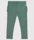 Legging imprimée en coton bébé fille