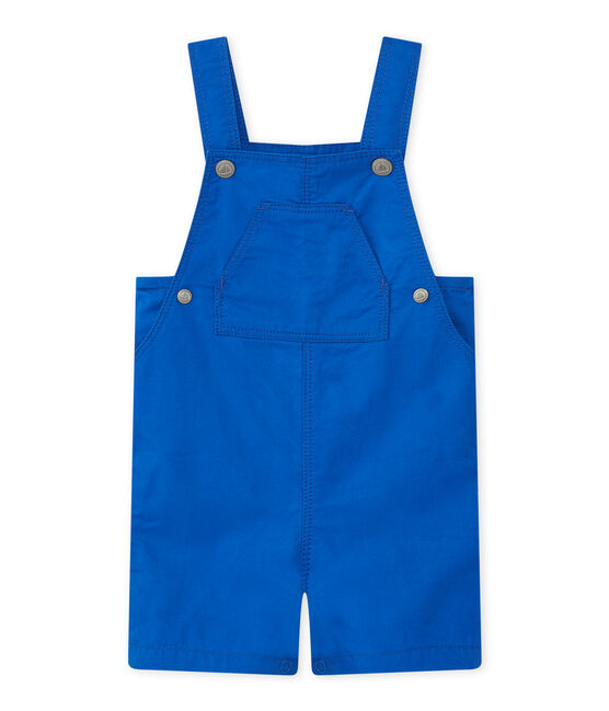 Salopette courte bébé garçon bleu PERSE
