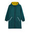 Coupe-vent long réversible femme jaune BAMBOO/vert PINEDE