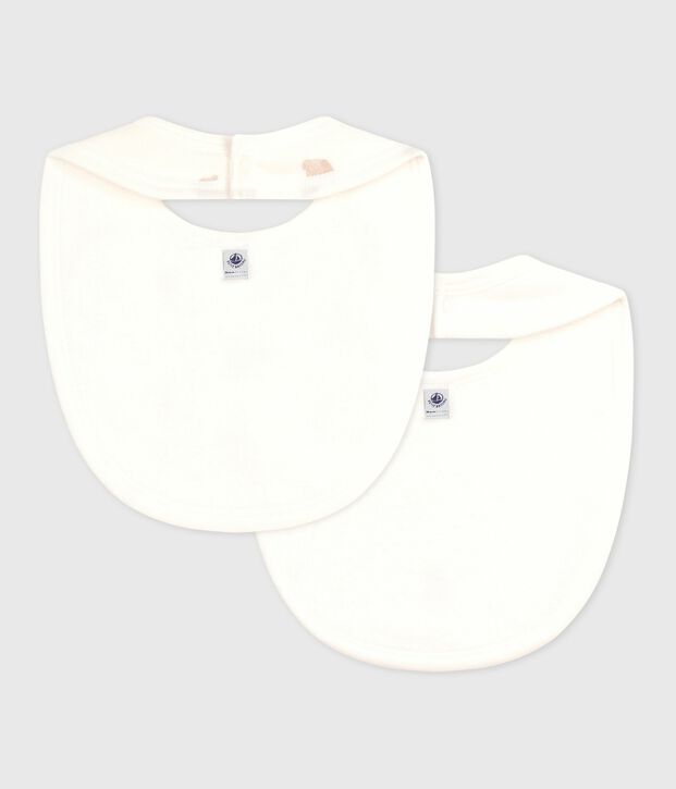 Lot de bavoirs b&eacute;b&eacute; en coton imprim&eacute; ours multicouleur
