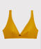 Soutien-gorge triangle femme jaune BOUDOR