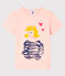 T-shirt met korte mouwen voor meisjes roze MINOIS