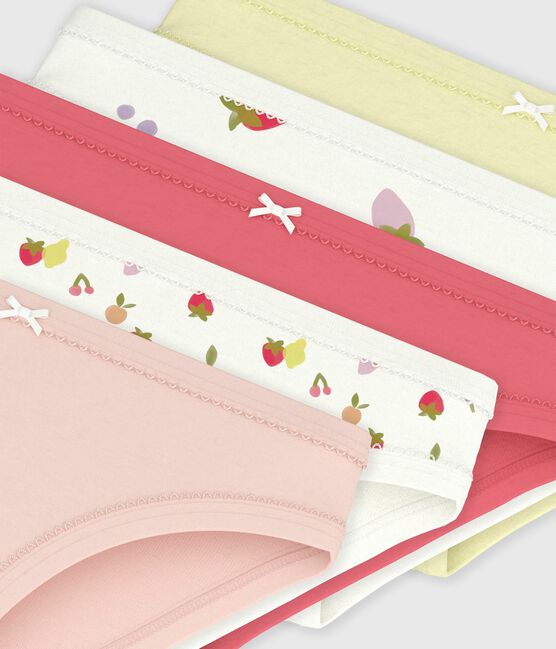 Lot de culottes enfant en coton imprimé fruits variante 1