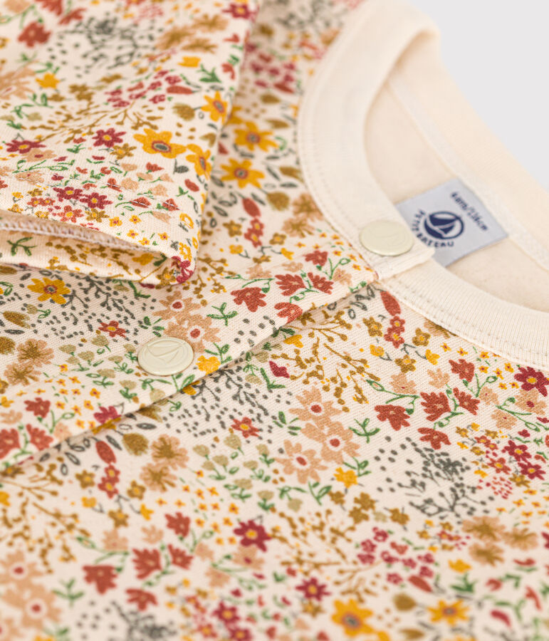 Meisjescardigan in tubic AVALANCHE/ CUIVRE/ MULTICO