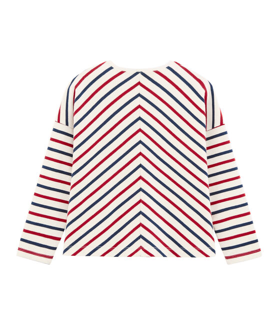 Marinetruitje voor meisjes wit MARSHMALLOW/wit MULTICO