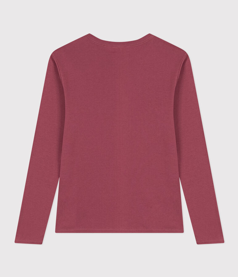 Tee-shirt L'ICONIQUE col rond en coton Femme marron