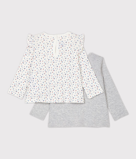 Set met 2 katoenen blouses baby. variante 2