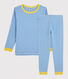 Pyjama rayé milleraies en coton enfant