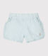 Short bébé fille en seersucker