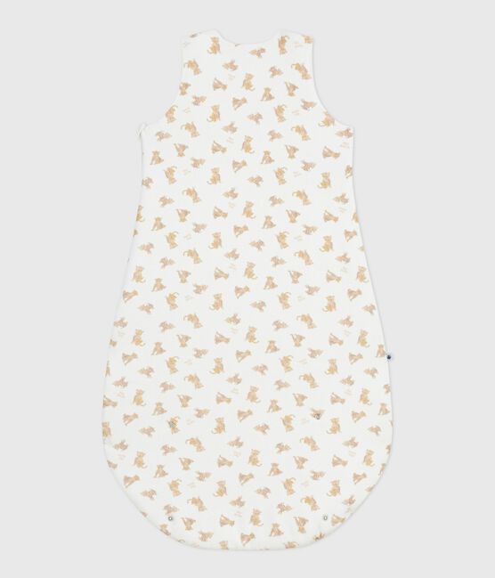 Gigoteuse bébé en velours imprimé léopard TOG 3 blanc MARSHMALLOW/blanc MULTICO