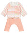 Ensemble 3 pièces bébé fille blanc MARSHMALLOW/rose ROSAKO CN